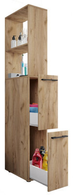 Vcm Wooden Bathroom Furniture Niche Cabinet Sadilo Xl - image 1