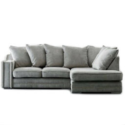Furnishings For Less UK Kensington Deluxe Chenille Corner Sofa 3 - 4 Seater L Shaped Corner Sofa Right Hand Facing Seal - thumbnail 1