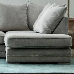 Furnishings For Less UK Kensington Deluxe Chenille Corner Sofa 3 - 4 Seater L Shaped Corner Sofa Right Hand Facing Seal - thumbnail 3