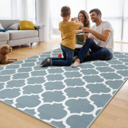 Ameha Stylish Printed Rug Non Slip Large Area Bedroom Carpet Living Room Kitchen Floor Rugs-160X230 Cm - thumbnail 7