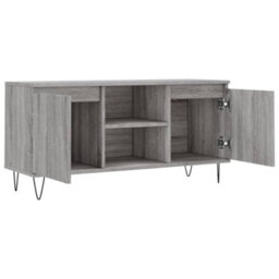 Berkfield Sturdy Tv Cabinet Grey Sonoma 104X35X50 Cm Engineered Wood - thumbnail 6