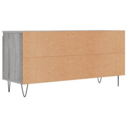 Berkfield Sturdy Tv Cabinet Grey Sonoma 104X35X50 Cm Engineered Wood - thumbnail 8