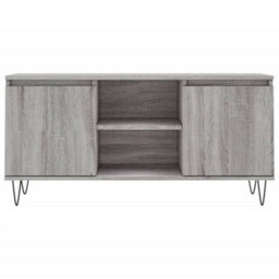 Berkfield Sturdy Tv Cabinet Grey Sonoma 104X35X50 Cm Engineered Wood - thumbnail 5