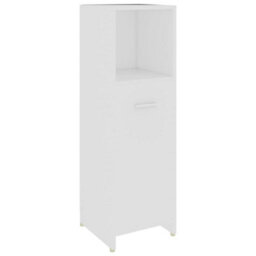 Berkfield Sleek 4 Piece Bathroom Furniture Set White - thumbnail 9