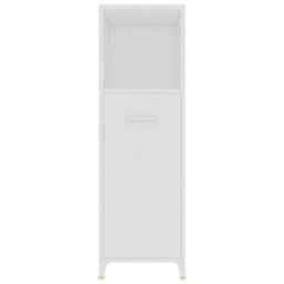 Berkfield Sleek 4 Piece Bathroom Furniture Set White - thumbnail 6