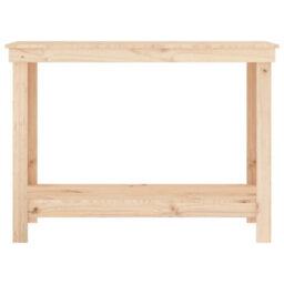 Berkfield Rustic Work Bench 110X50X80 Cm Solid Wood Pine - thumbnail 5