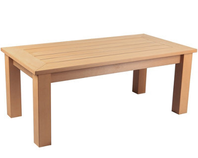 Winawood Wood Effect Coffee Table - L120Cm X D61Cm X H48Cm - New Teak - image 1