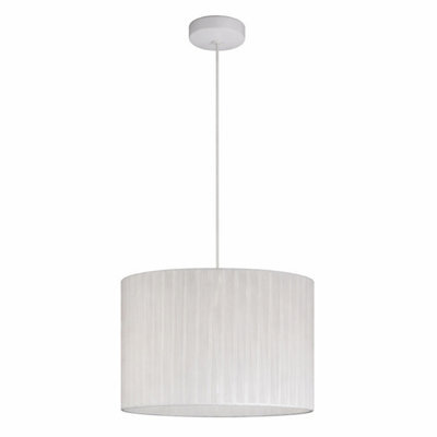 CGC Interiors Cgc Sylvie Silk Pleated Round Drum Lamp Shade - image 1