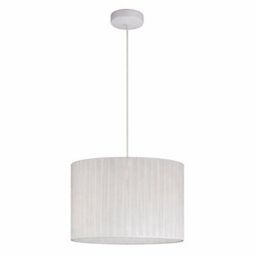 CGC Interiors Cgc Sylvie Silk Pleated Round Drum Lamp Shade - thumbnail 1