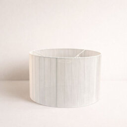 CGC Interiors Cgc Sylvie Silk Pleated Round Drum Lamp Shade - thumbnail 3