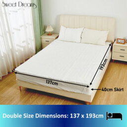 Sweet Dreams Electric Blanket Double Bed Size Machine Washable Elasticated Skirt - Overheat Protection - thumbnail 9