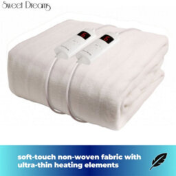 Sweet Dreams Electric Blanket Double Bed Size Machine Washable Elasticated Skirt - Overheat Protection - thumbnail 2