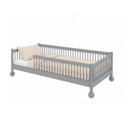 Arte Star Grey 90 X 200Cm European Single Bed - Foam/bonnell Mattress Included - thumbnail 1