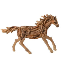 Naturecraft Resin Driftwood Collection Running Horse Figurine - thumbnail 2