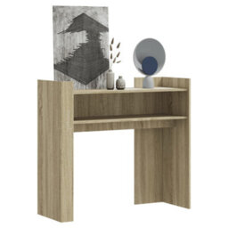 Berkfield Console Table Sonoma Oak 100X35X90 Cm Engineered Wood - thumbnail 1