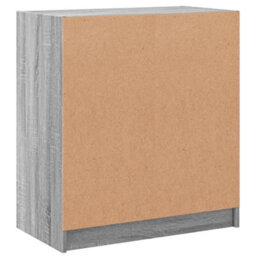 Berkfield Side Cabinet With Glass Doors Grey Sonoma 68X37X75.5 Cm - thumbnail 8