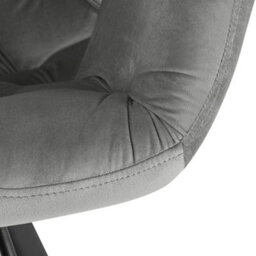 Dorel Dining Chair Set Of 2 In Velvet Grey - thumbnail 6