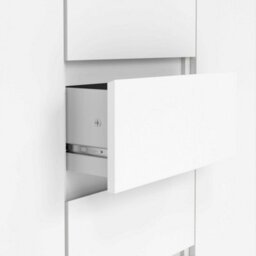 Wyld Haus Budapest White Wooden Sideboard - 2 Doors 4 Drawers Gloss Finish - thumbnail 7