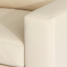 Furniture in Fashion Baltic Faux Leather Corner Sofa In Ivory - thumbnail 8