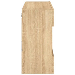 Walplus Tv Wall Cabinet With Led Lights Sonoma Oak 78.5X30X60.5 Cm - thumbnail 9