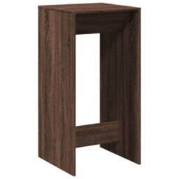 Berkfield Bar Table Brown Oak 51X50X103.5 Cm Engineered Wood - thumbnail 2