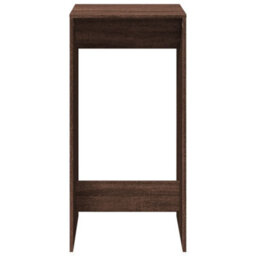 Berkfield Bar Table Brown Oak 51X50X103.5 Cm Engineered Wood - thumbnail 4