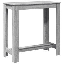 Berkfield Bar Table Grey Sonoma 102X50X103.5 Cm Engineered Wood - thumbnail 2
