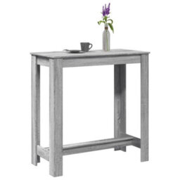 Berkfield Bar Table Grey Sonoma 102X50X103.5 Cm Engineered Wood