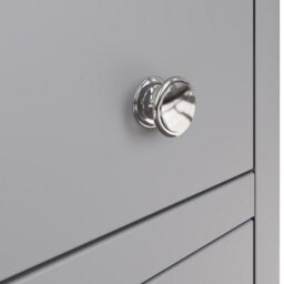 Fwstyle Pair Of Grey Palma 5 Drawer Chest Of Drawers Ready Assembled - thumbnail 3