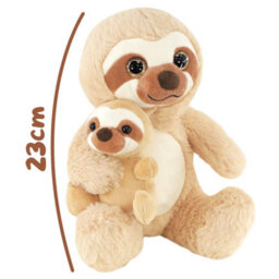"The Magic Toy Shop 9"" Mum And Baby Sloth Plushie Soft Toy Kids Decor Sloth Teddy Stuffed Animal" - thumbnail 6