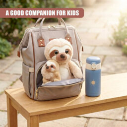 "The Magic Toy Shop 9"" Mum And Baby Sloth Plushie Soft Toy Kids Decor Sloth Teddy Stuffed Animal" - thumbnail 9