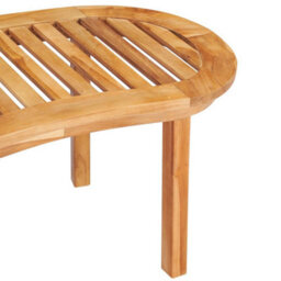 Berkfield Coffee Table 90X50X45 Cm Solid Teak Wood - thumbnail 5