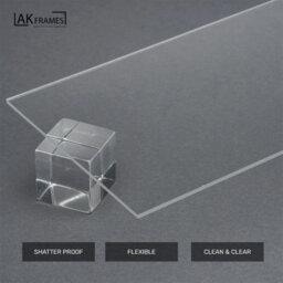 AK Frames 32X8 Clear Acrylic Plexiglass Sheet 5mm Transparent Sheet - thumbnail 4