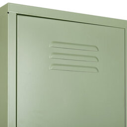 Beliani Storage Unit Frome Metal Light Green - thumbnail 7