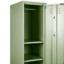 Beliani Storage Unit Frome Metal Light Green - thumbnail 8