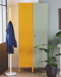 Beliani Storage Unit Frome Metal Light Green - thumbnail 2