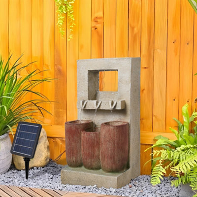 Living And Home Outdoor Solar-Powered Water Fountain Gardening Decor - image 1