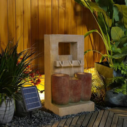 Living And Home Outdoor Solar-Powered Water Fountain Gardening Decor - thumbnail 3