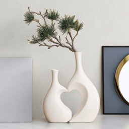 Woodside Home Living Heart Vase Set - thumbnail 1