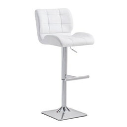 Furniture in Fashion Parini Melange Marble Effect Bar Table 4 Candid White Stools - thumbnail 4