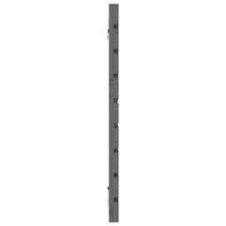 Berkfield Wall Headboard Grey 141X3X63 Cm Solid Wood Pine - thumbnail 5