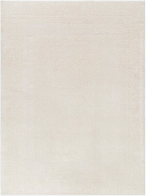 Livabliss Freud-Modern Ivory Off-White High Pile Living Dining Bedroom Rug 160 X 213 Cm Easy Care, Non Shedding - image 1
