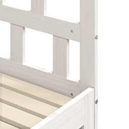 Berkfield Daybed With Trundle White 80X200 Cm Solid Wood Pine - thumbnail 9