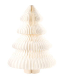 Werchristmas White Off- Paper Honeycomb Christmas Tree 3 Ft - thumbnail 1