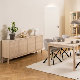 Furniture To Go Linley 4 Door Sideboard In White Oak - thumbnail 5
