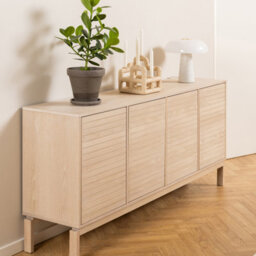 Furniture To Go Linley 4 Door Sideboard In White Oak - thumbnail 7