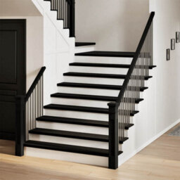Berkfield Stair Treads 8 Pcs Dark Brown 110X30X2 Cm Solid Wood Oak - thumbnail 1