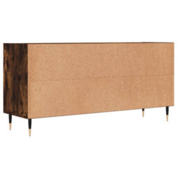 Berkfield Sturdy Tv Cabinet Smoked Oak 103.5X30X50 Cm Engineered Wood - thumbnail 6