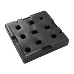 Thehotsale Set Of 4 92Kg Capacity Heavy Parasol Base Duty Cantilever Offset Fillable Patio Umbrella Stand Square Base Plate Set - thumbnail 6