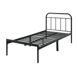 SlumberWorx Aldbury Modern Traditional Style Black Single Metal Bed Frame - thumbnail 6